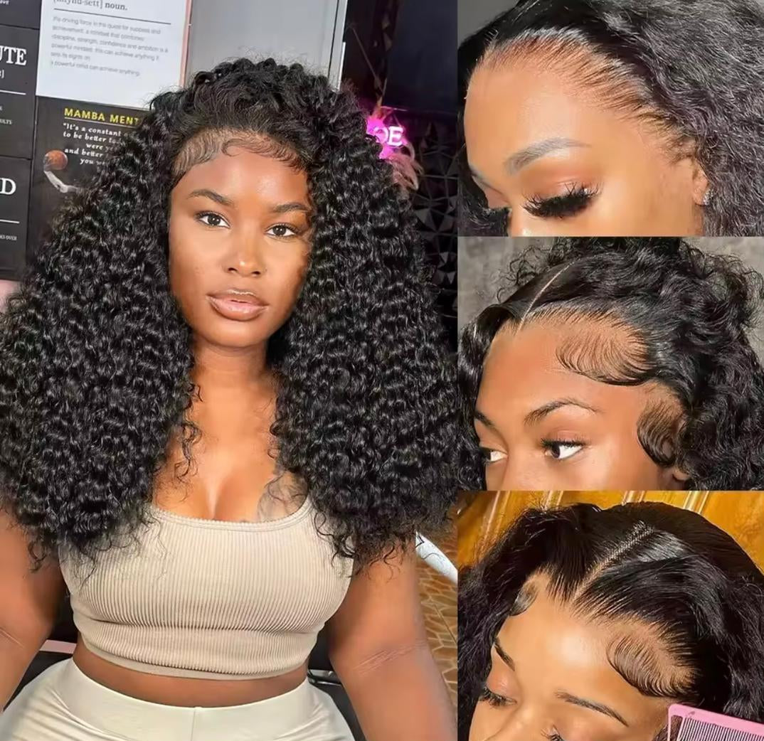 13*4 Lace Wig Kinky Curly 180 Density