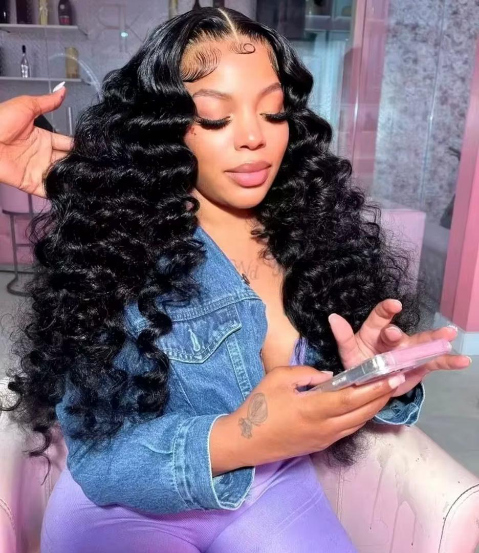 13*4 Lace Wig Deep Wave 180 Density
