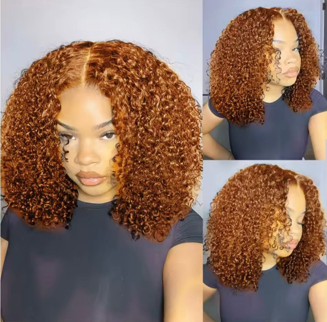 13*4 Lace Front Laim Curly Wig  180%