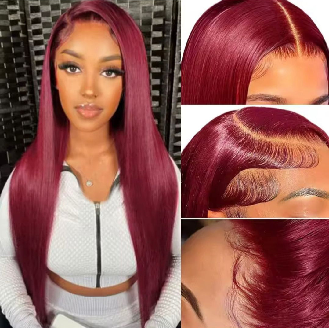 13*4 Straight Lace Front Wig 100% Human Hair