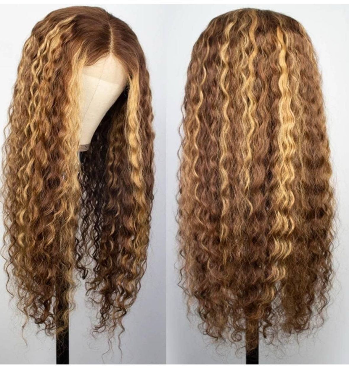 Ombre lace front wig human hair